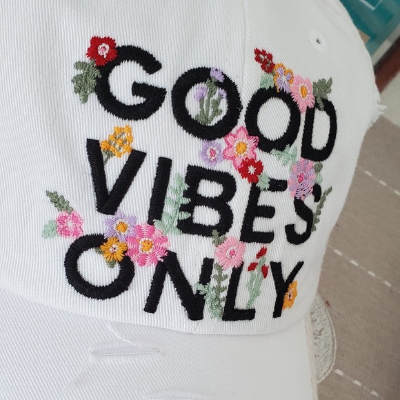 GOOD VIBES ONLY baseball hat - Picture 4 of 6